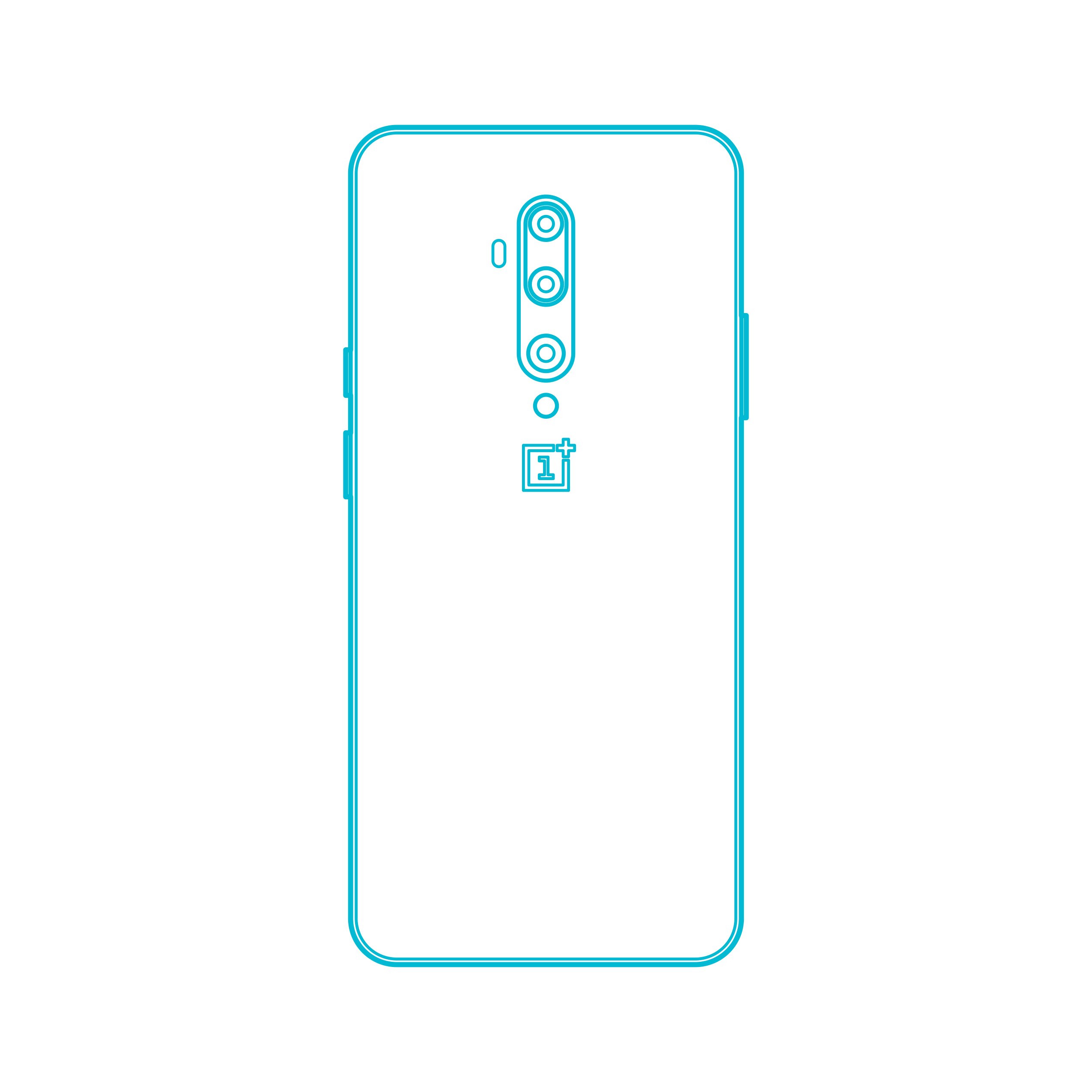 Digital Oneplus Phones Oneplus 7T Pro Outline Svg Vector Free Vectors